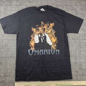 Omarion 2006 21 Tour T-shirt Large Black Gildan retro Rnb Rap Tee Worn Once